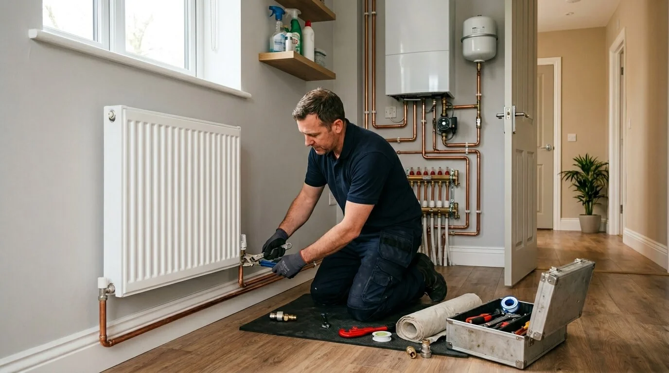 Central heating in Bury